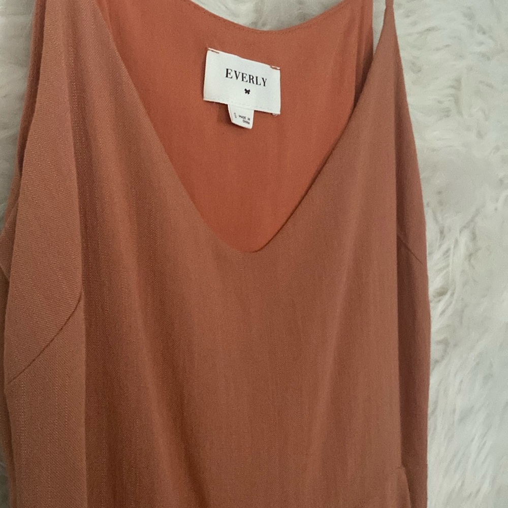 2 for $30 Everly Jumpsuit Women’s Size Small Cropped Wide Leg Sleeveless Jumper